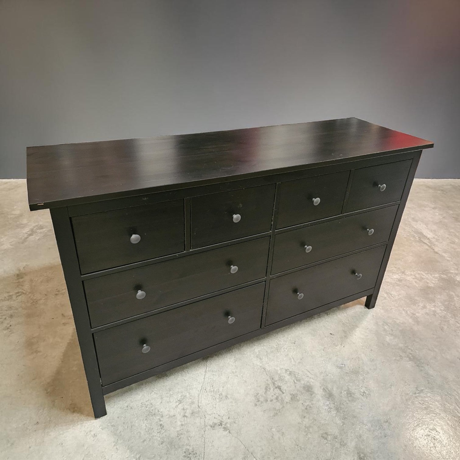 IKEA Hemnes Black Brown 8 Drawer Dresser – Secondhand Furniture Sydney