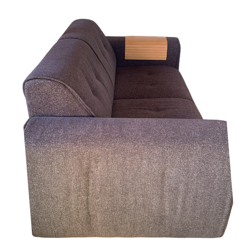 2 Seater Boucle Fabric Grey Sofa