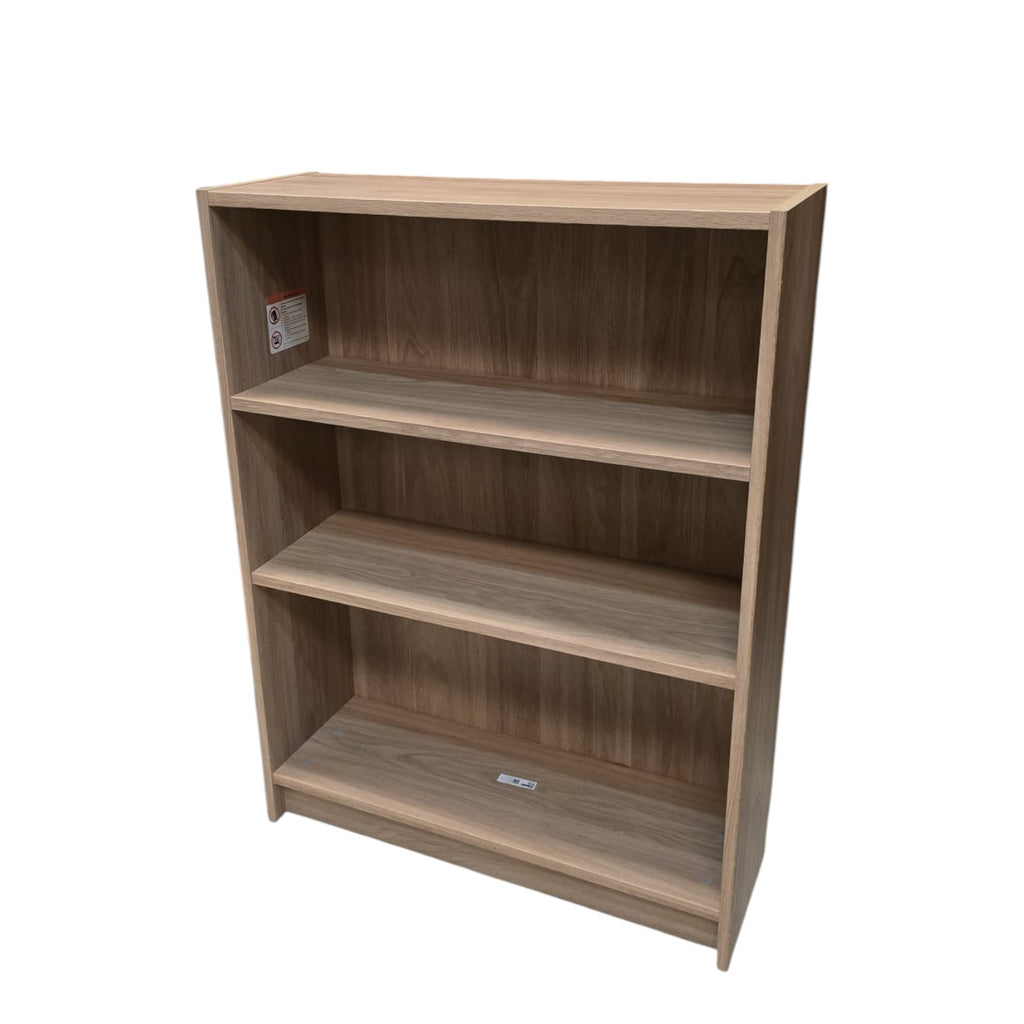 3-Tier Oak Effect Wooden Bookcase x4 Available
