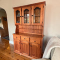 3 Door SOLID Pine Buffet And Hutch