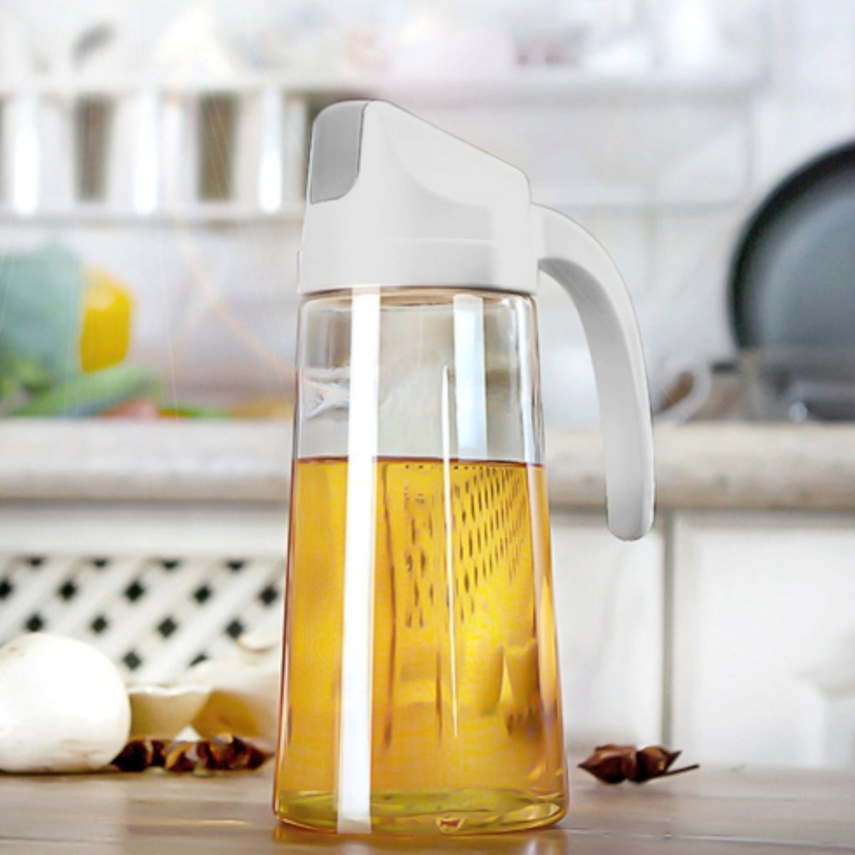 630ML Automatic-Lid Oil And Vinegar Bottle