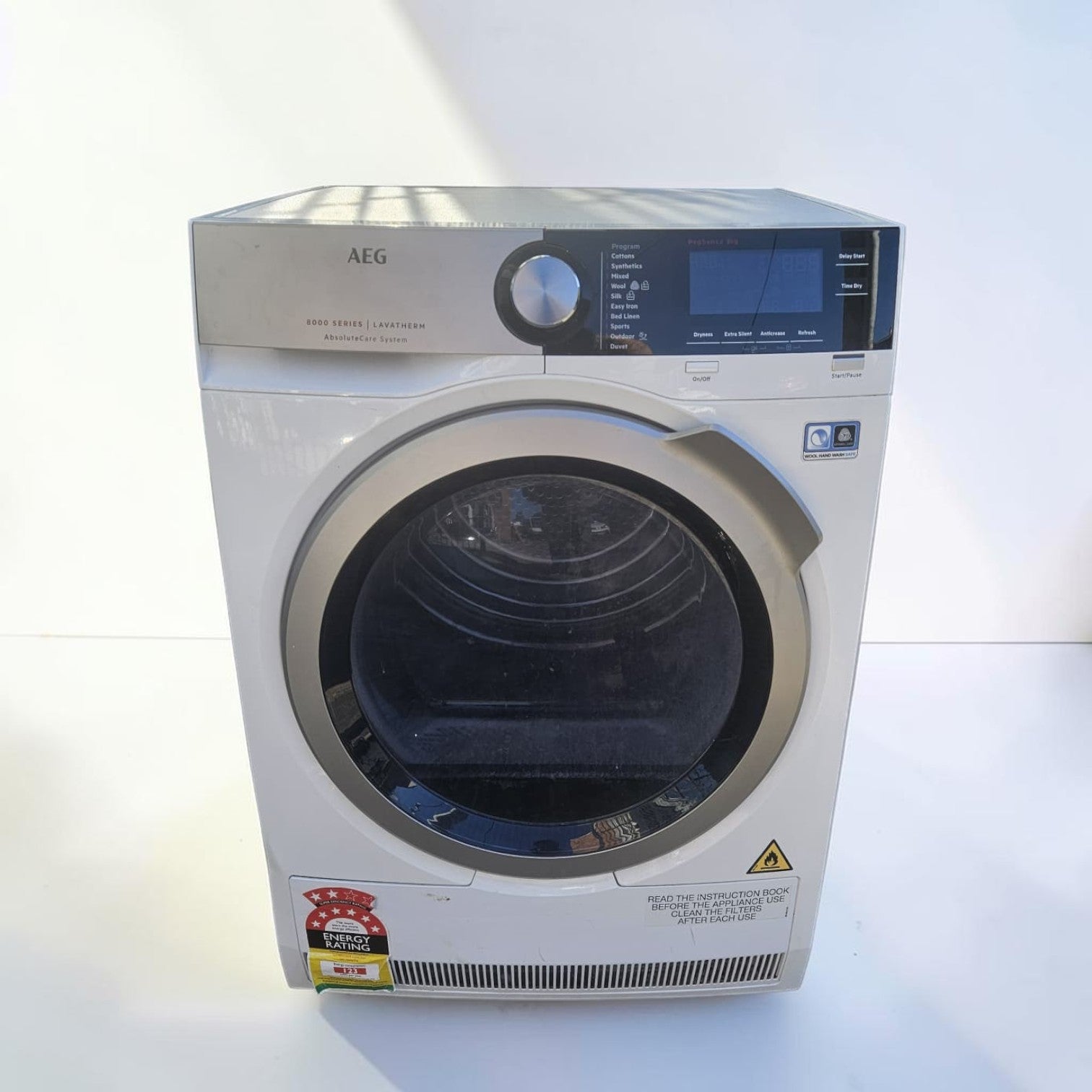 AEG 8000 Series AbsoluteCare Heat Pump Tumble Dryer (Dimensions 85x60x70)