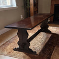 Antique French Refectory Trestle Table - Bench