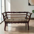 Antique Mahogany Double-Ended Settee or Rosewood Loveseat (Dimensions: 104cm)