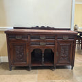 Antique Wooden Sideboard/Buffet (Dimensions: 94x152x50)