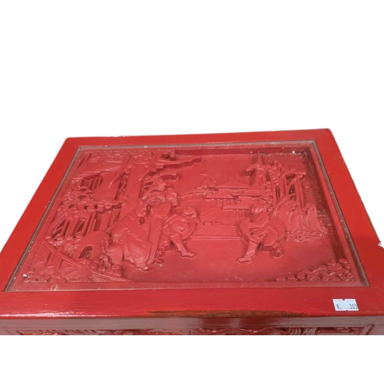 Antique Asian Side Table – Vintage Wooden Accent Table