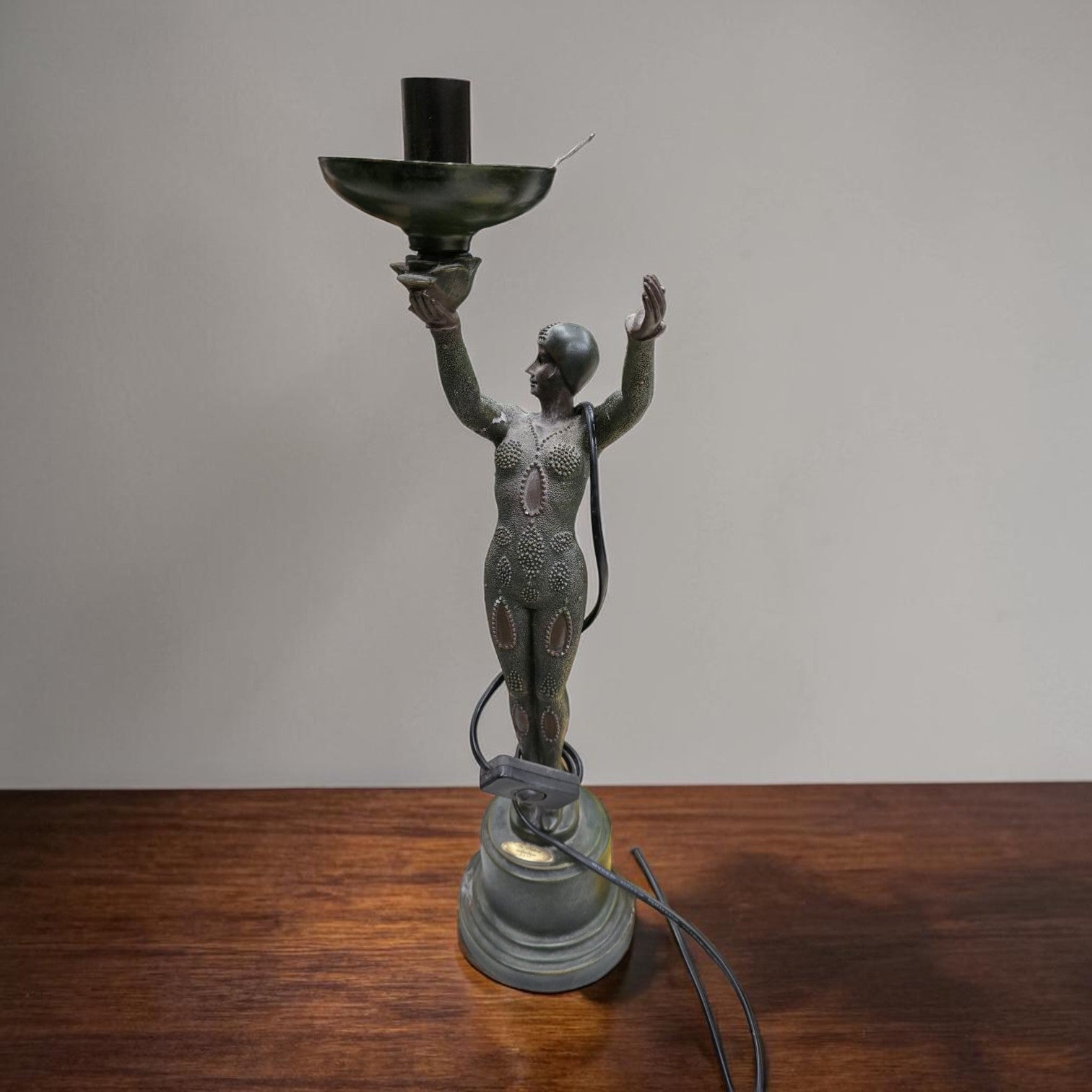 Art Deco Figural Table Lamp