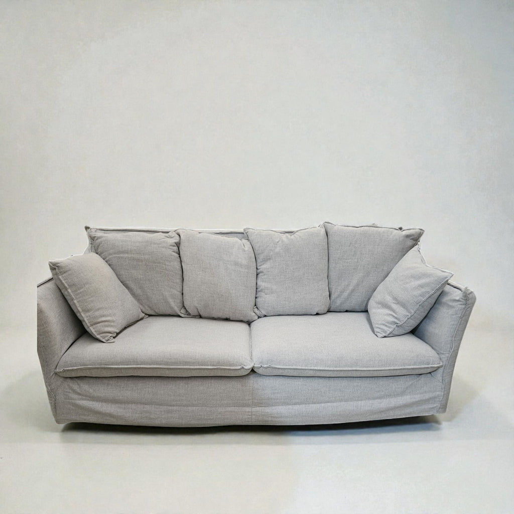Aruba Light Grey 3 Seater Sofa (Dimensions: 930x2150x1000)