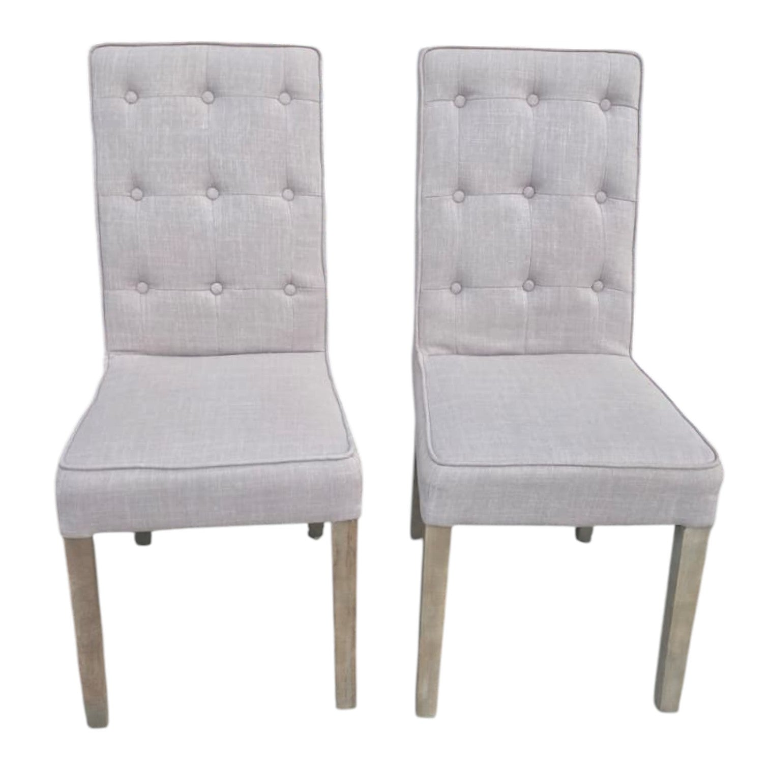 Beige Fabric Parsons Chairs 16 Available (Priced Each)