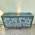 Bone Inlay Toria Design Credenza Table Entertainment Unit (88x148x46)
