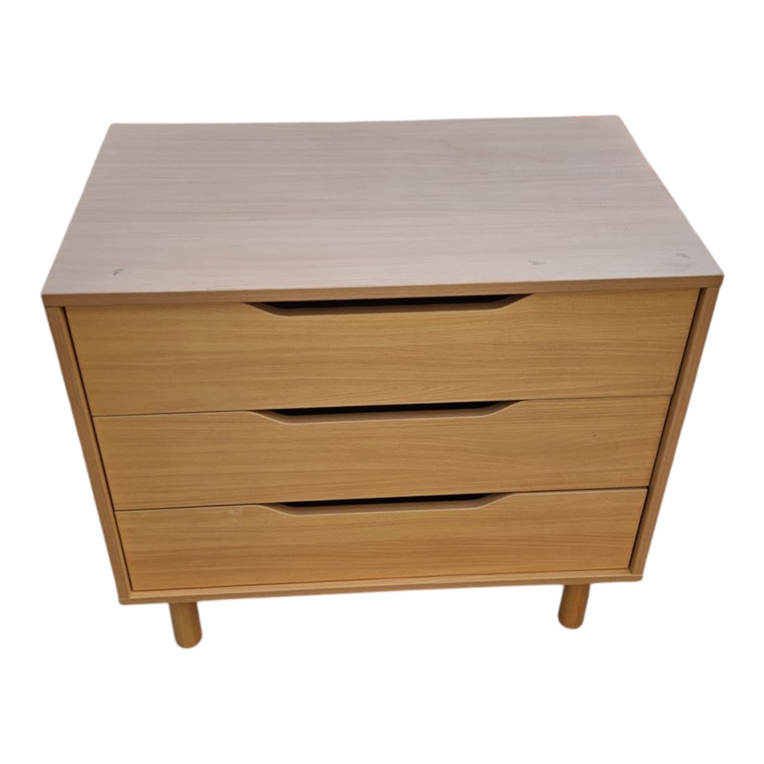 Boori Modular 3 Drawer Chest In A Natural Beech Finish (Dimensions: 73x80x48)
