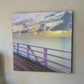 Calm Water At Sunset Wall Art (Dimensions: 60x60)
