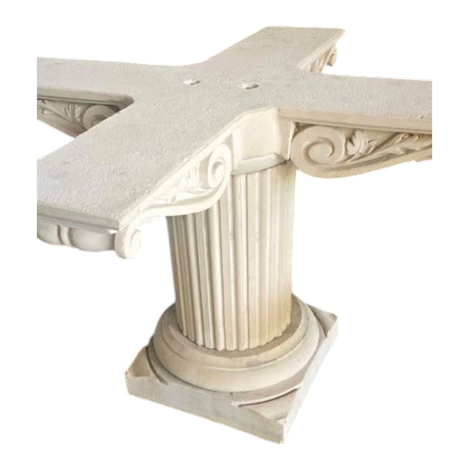Concrete outdoor Table with Glass top