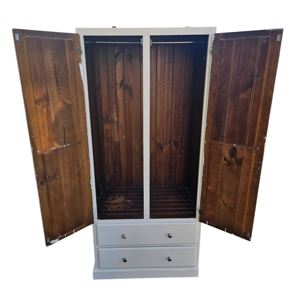 Cotswold Painted 2 Door 2 Drawer Wardrobe (186x84x57)