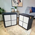 Cube storage shelves x2 (77x77)