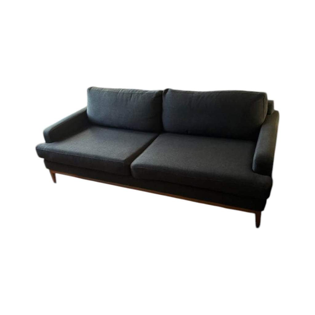 Dark-Grey Fabric Sofa Set