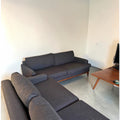 Dark-Grey Fabric Sofa Set