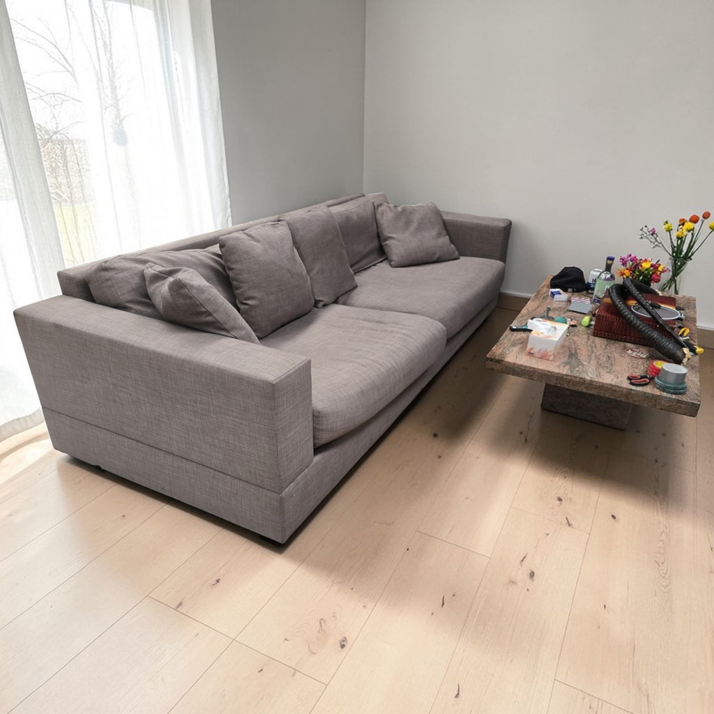 Dark Grey Modern Fabric Sofa