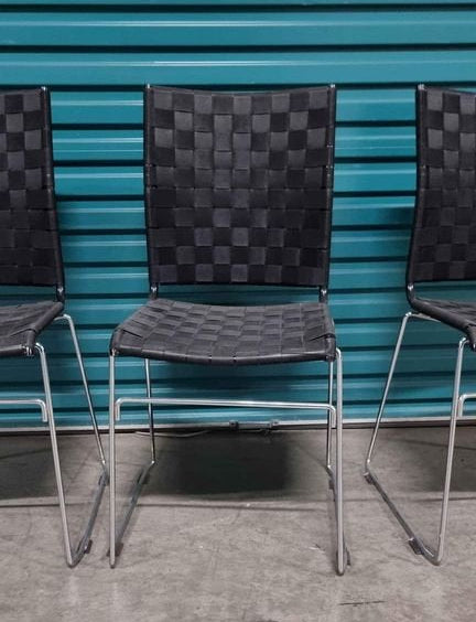 Designer dinner chairs x 6