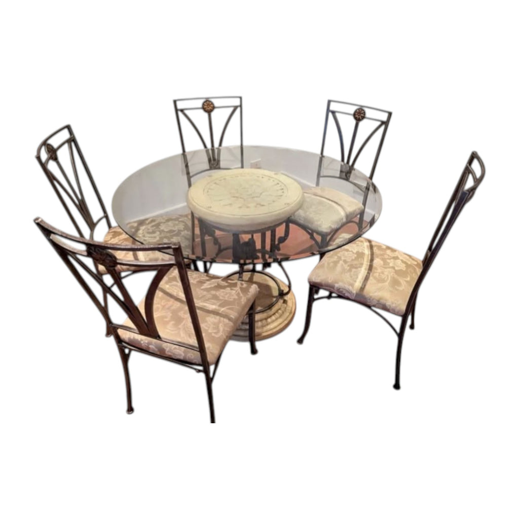Dinning Table & Chair's 73x121 Round