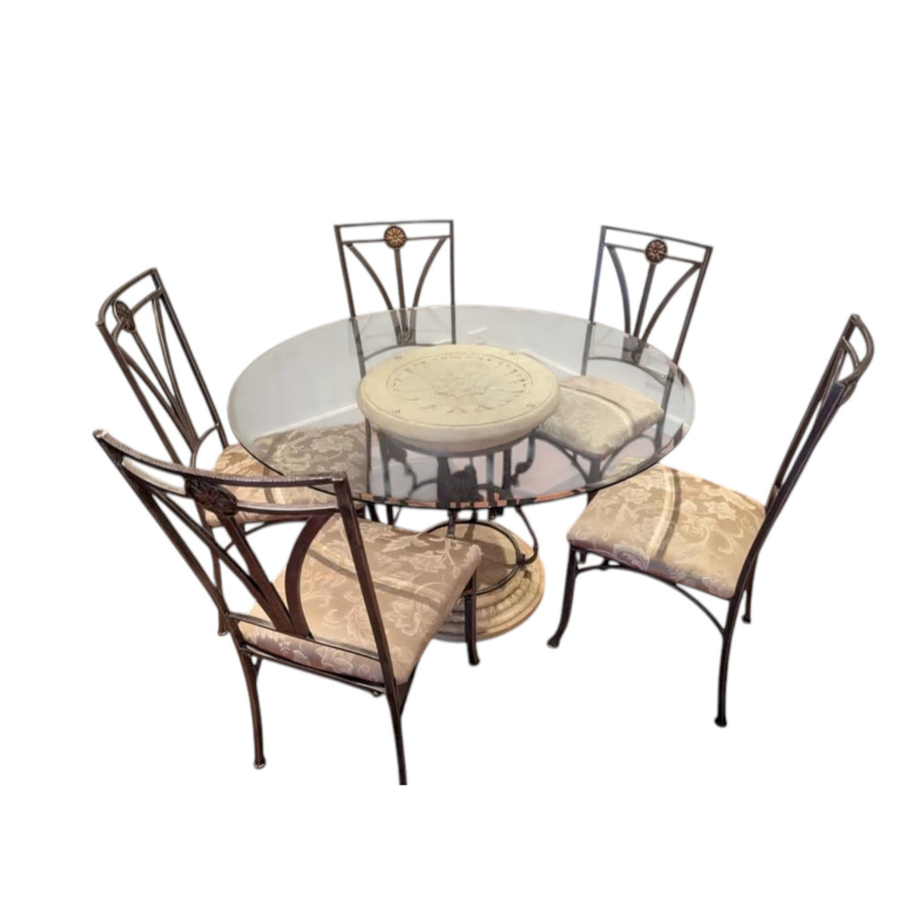 Dinning Table & Chair's 73x121 Round