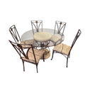 Dinning Table & Chair's 73x121 Round