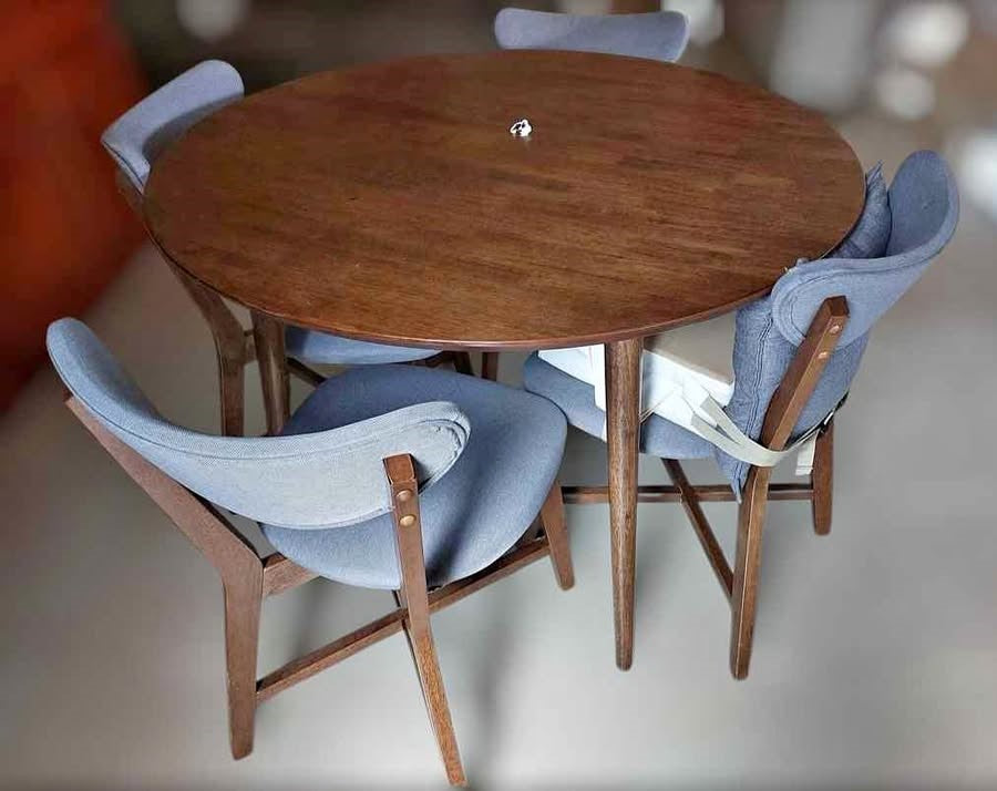 Dining Table with Chairs – Modern Family Dining Set