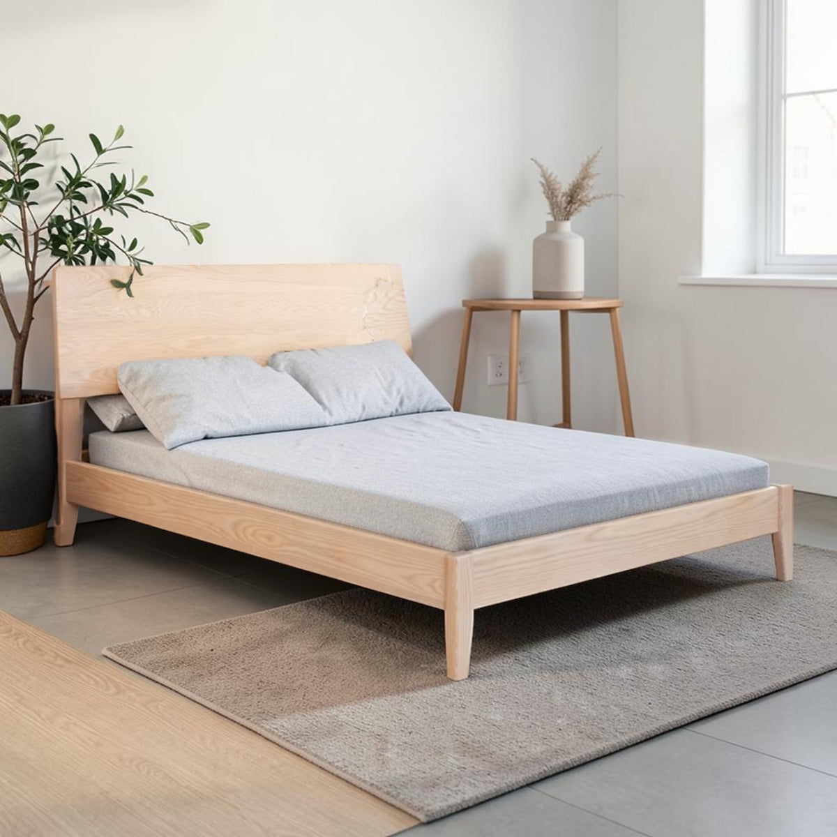 Ecosa King Size Rise Bed Frame In Ash