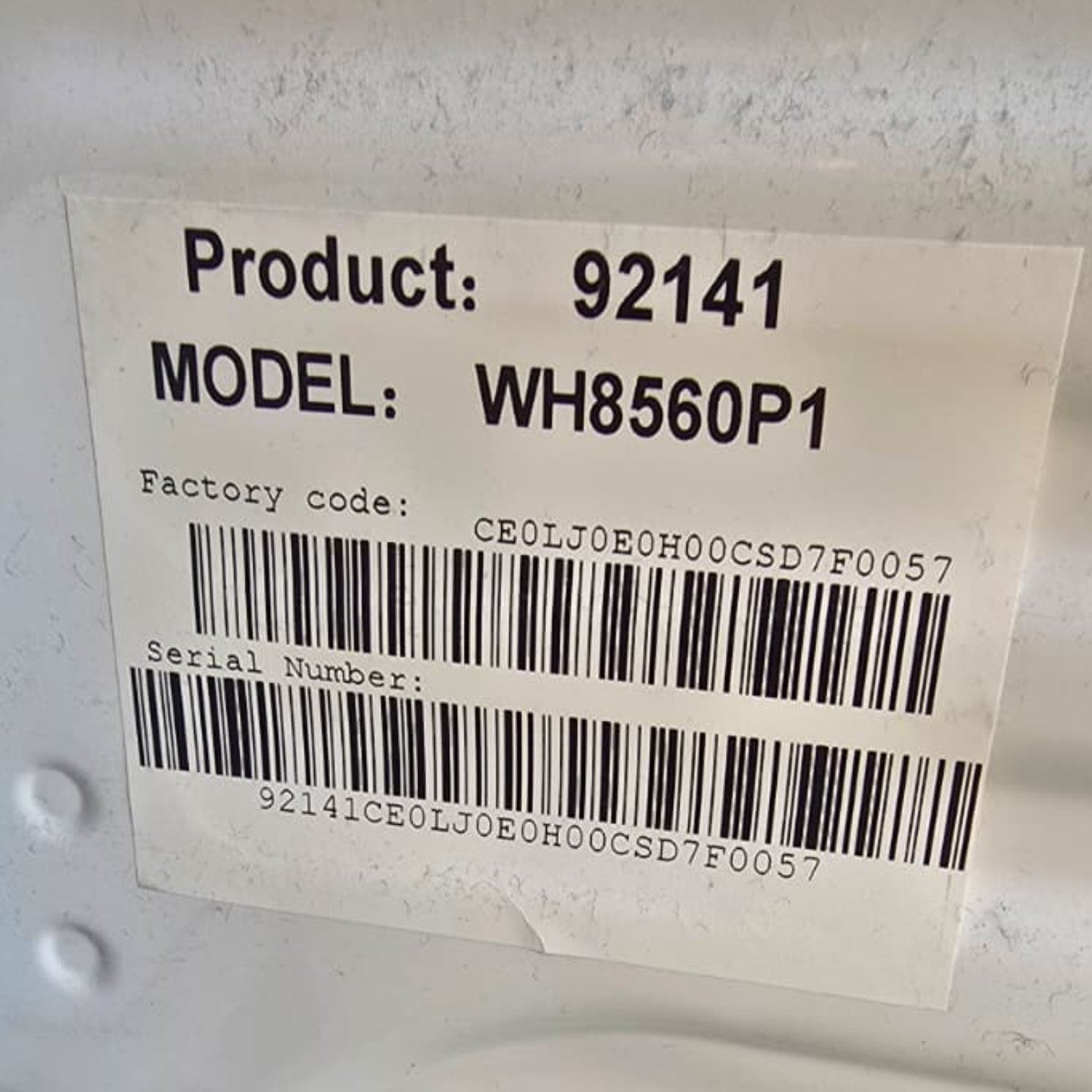 Fisher & Paykel WH8560P1 QuickSmart 8.5 kg Front Load Washing Machine