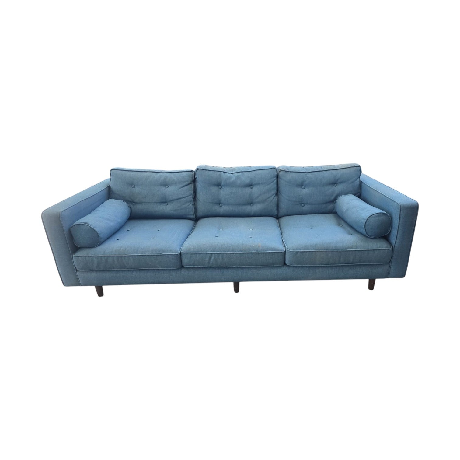 Freedom Copenhagen 3 Seater Sofa In Teal Fabric