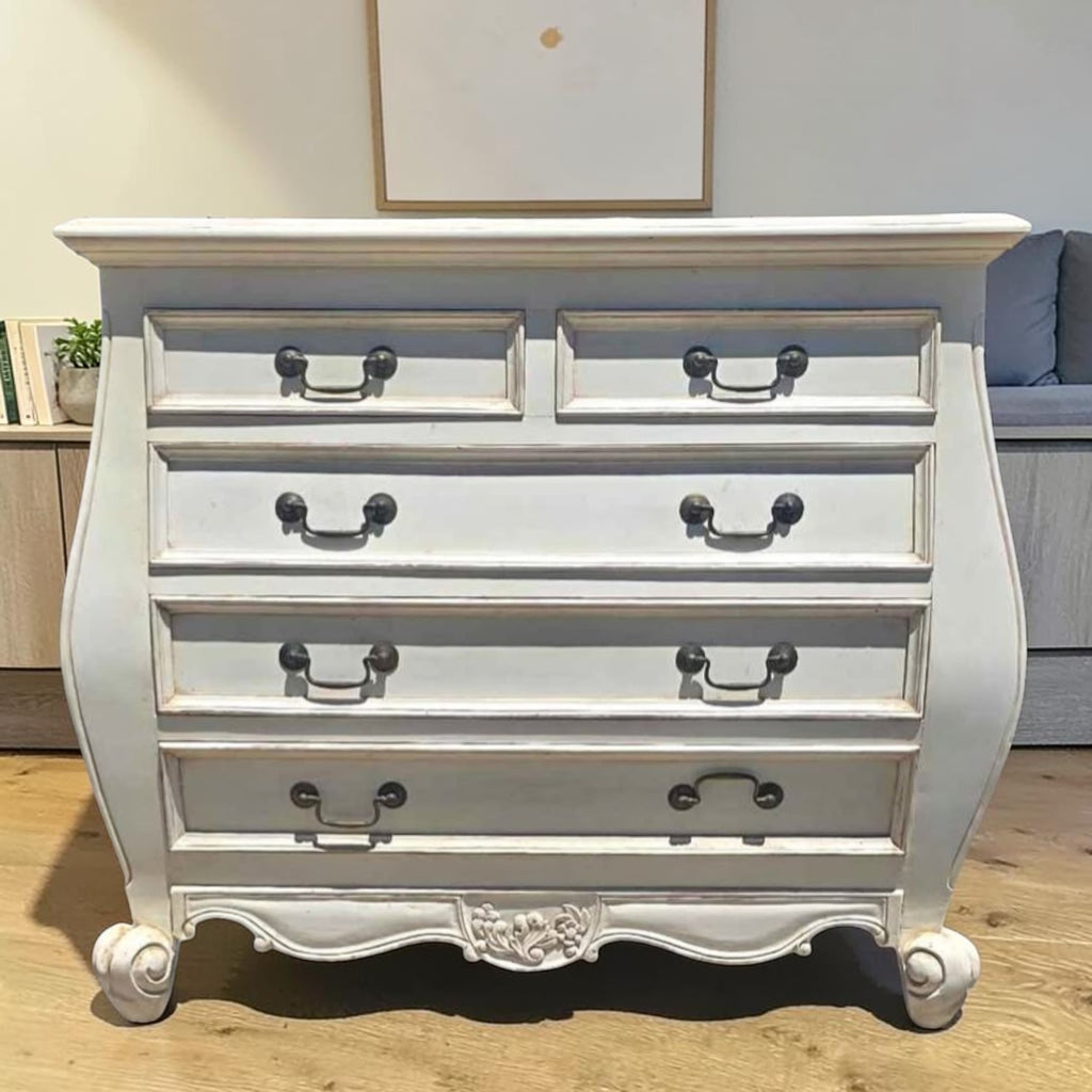 French Provincial Chest of Drawers  80x92x46