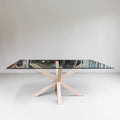 Geometric Spider BASE Glass Dining Table