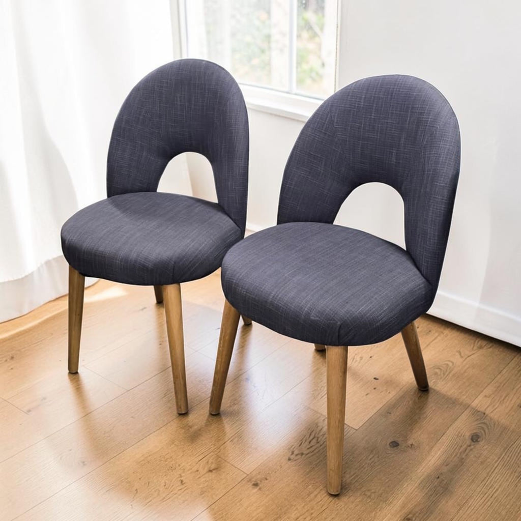 Grey Arched Back Dining Chairs X2 (Priced Each)