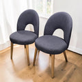 Grey Arched Back Dining Chairs X2 (Priced Each)