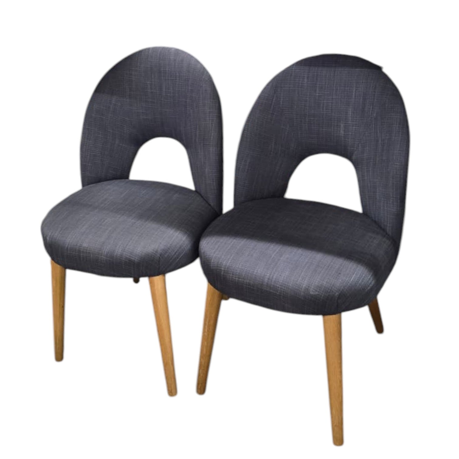 Grey Arched Back Dining Chairs X2 (Priced Each)