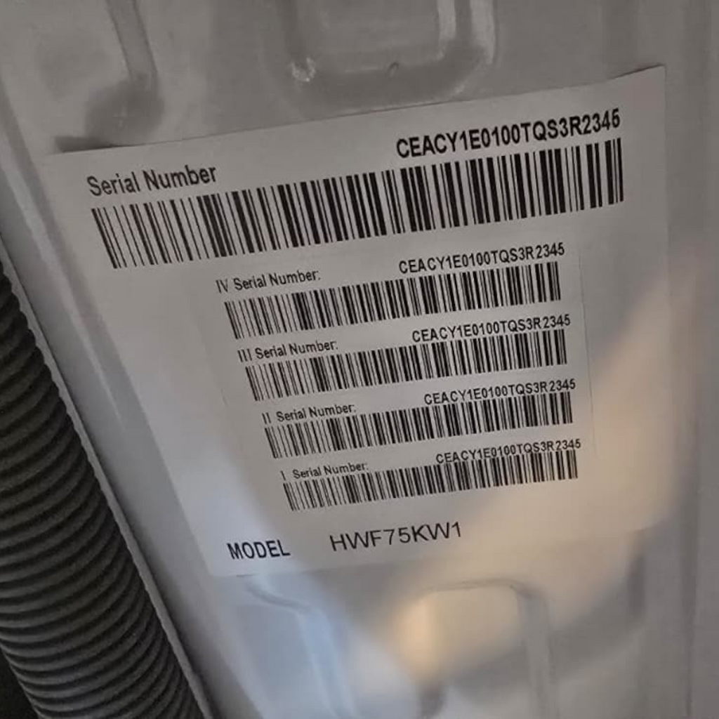 Haier 7.5kg 300 Series Front Load Washing Machine (Model: HWF75KW1)