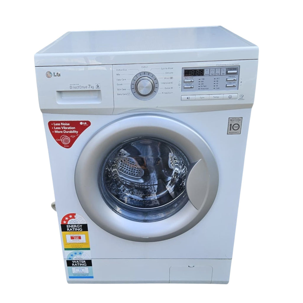 Haier 7.5kg Front Load (Model: HWF75AW2) Washing Machine (Dimensions: 84x60x60)