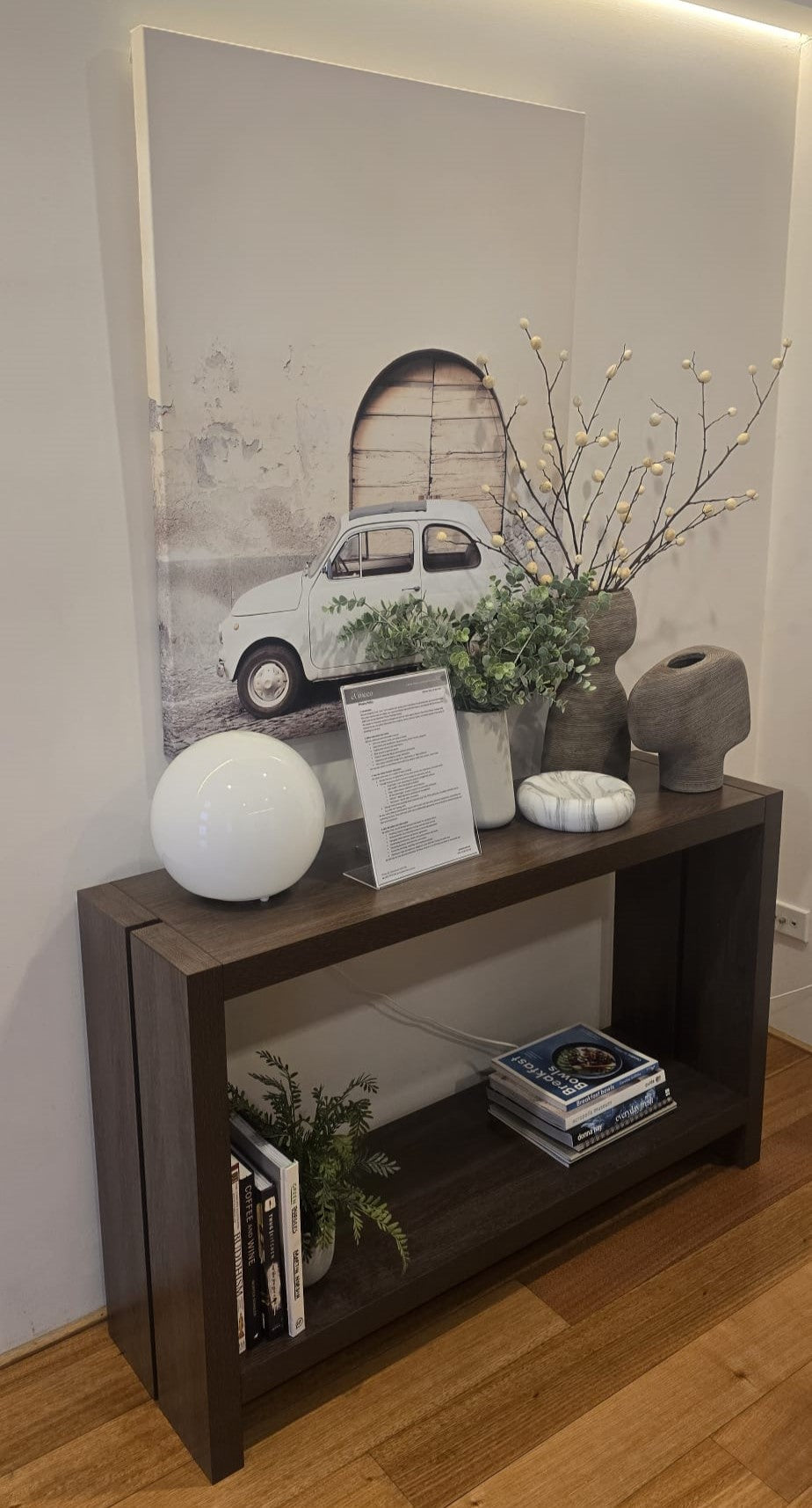 Hall Table With Painting And All Accessories