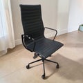 High Back Ribbed Executive Office Chair