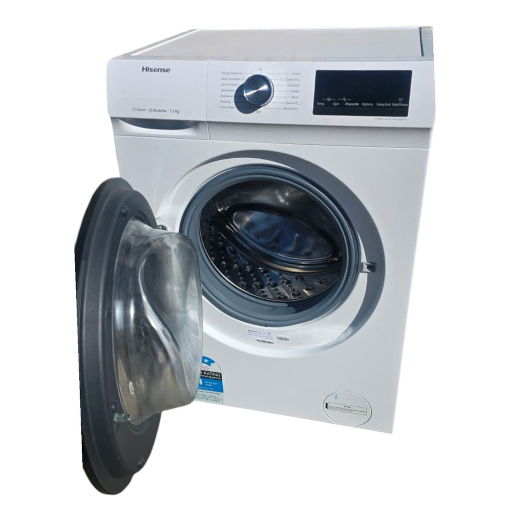 Hisense 7.5kg Front Load Washing Machine (Dimensions: 83x59x49)