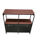 IKEA FJALLBO Shelving Unit In Black (Dimensions: 100x95 Cm)