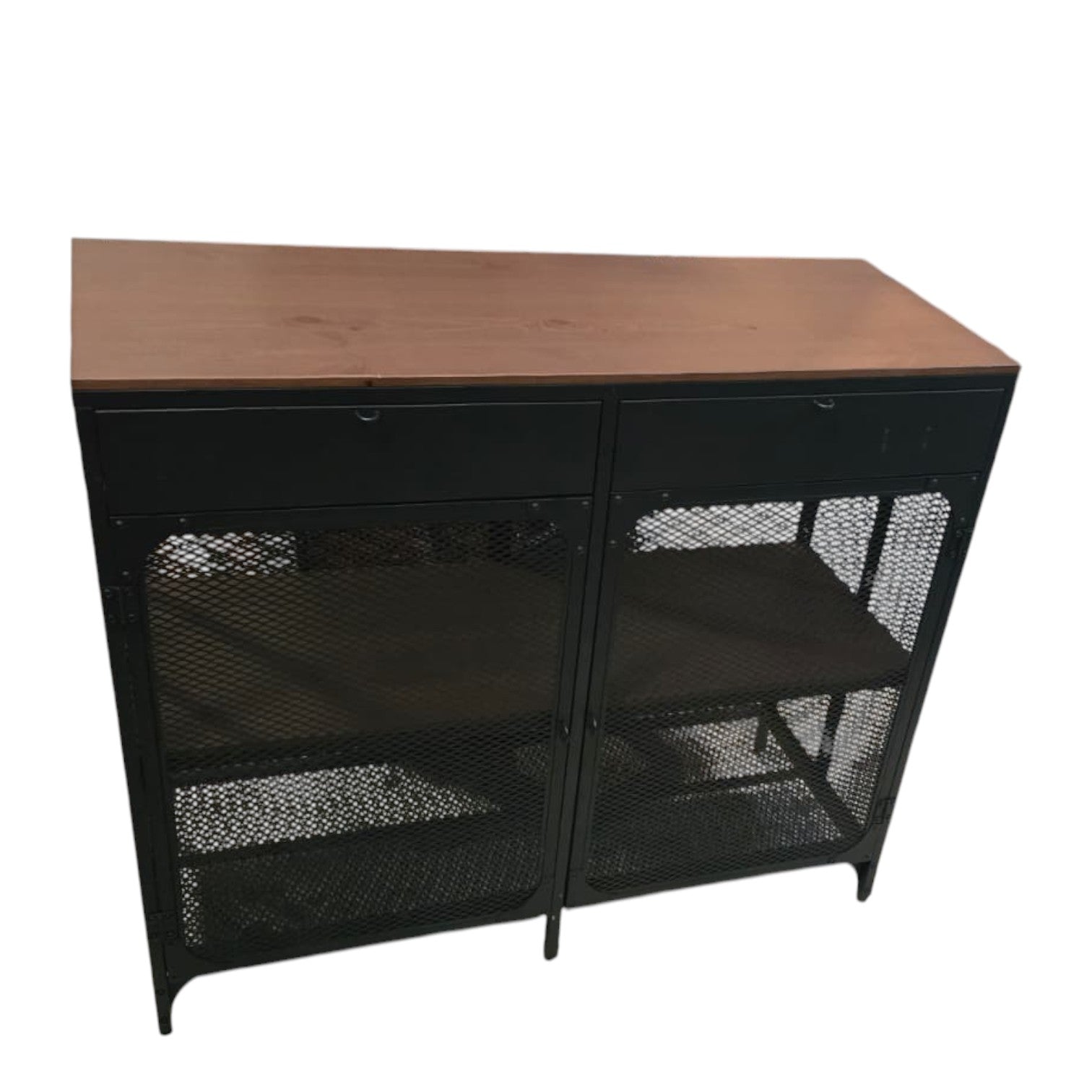 IKEA FJALLBO Sideboard In Black (Dimensions: 111x47x95 Cm)