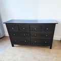 IKEA Hemnes 8-Drawer Dresser In Dark Black