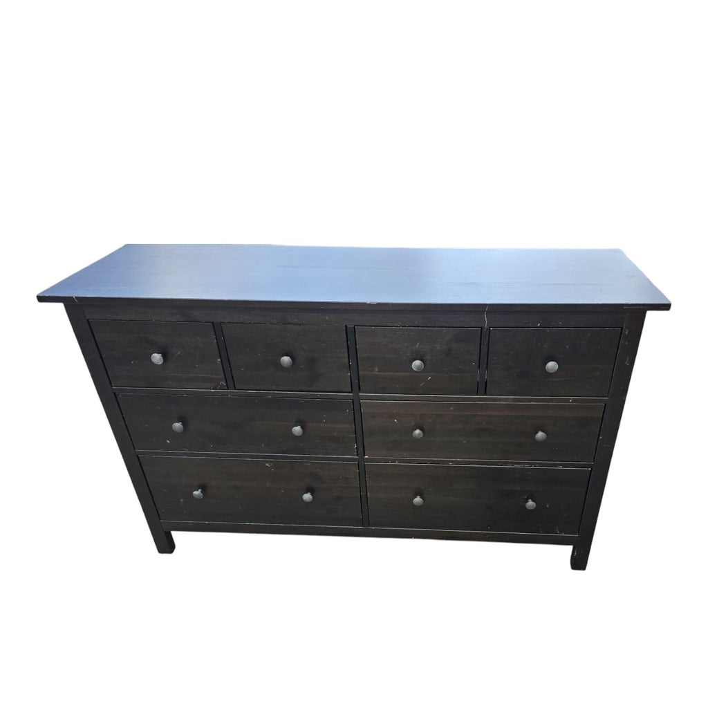 IKEA Hemnes 8-Drawer Dresser In Dark Black