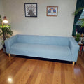 IKEA Klippan 2 Seat Sofa With Blue Washable Cover