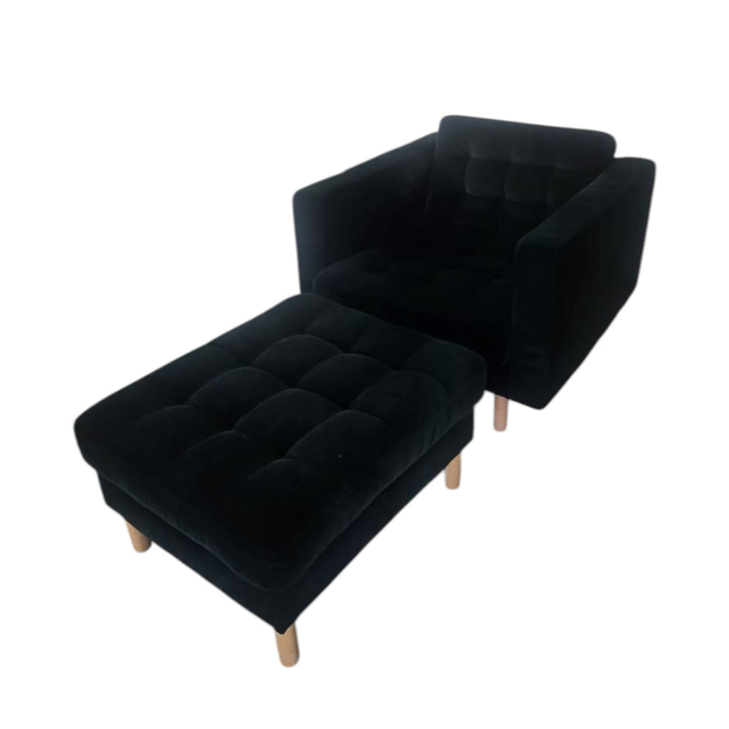 IKEA LANDSKRONA Armchair And Ottoman Set