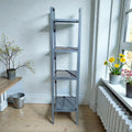 IKEA Lerberg Dark Gray Metal Shelf Unit (Dimensions: 148x35x32)
