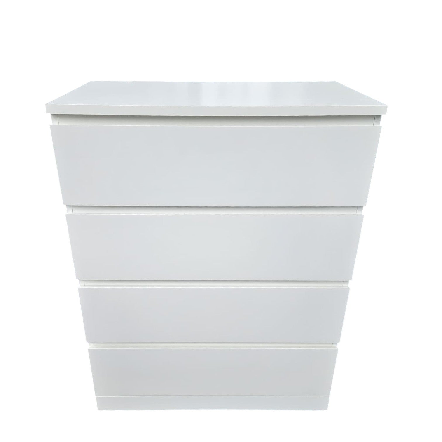 IKEA MALM Chest of 4 drawers, white, 80x100 cm