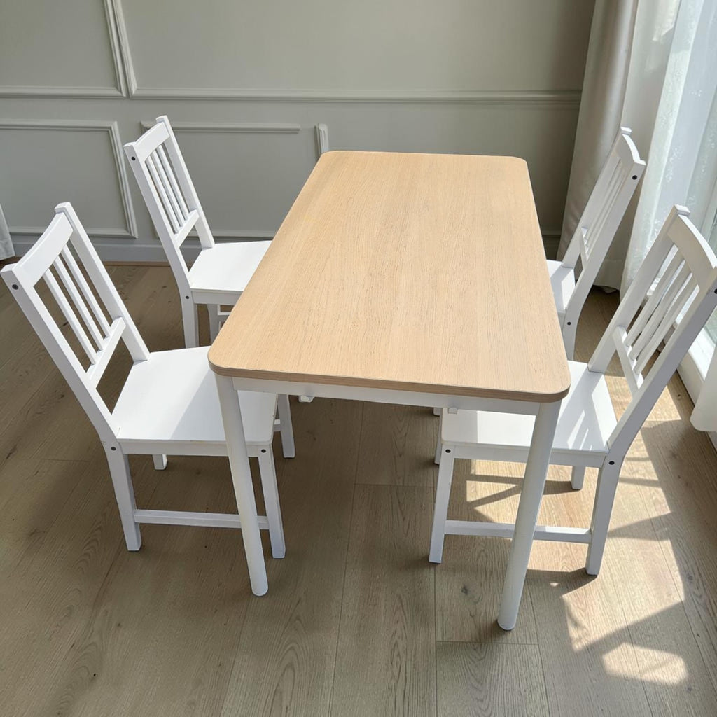 IKEA PINNTORP Table And 4 Chairs Set