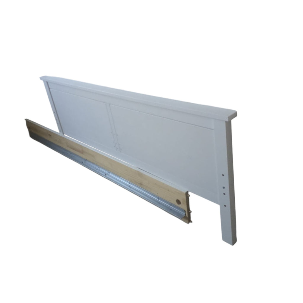 IKEA SONGESAND White Bed Frame With Mattress